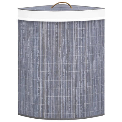 Bamboo Corner Laundry Basket Grey 60 L Payday Deals