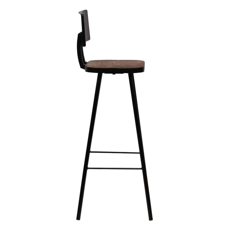 Bar Chairs 4 pcs Solid Reclaimed Wood Payday Deals