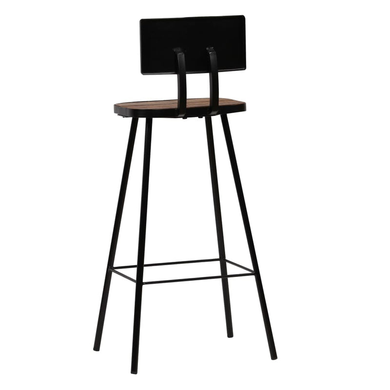 Bar Chairs 4 pcs Solid Reclaimed Wood Payday Deals