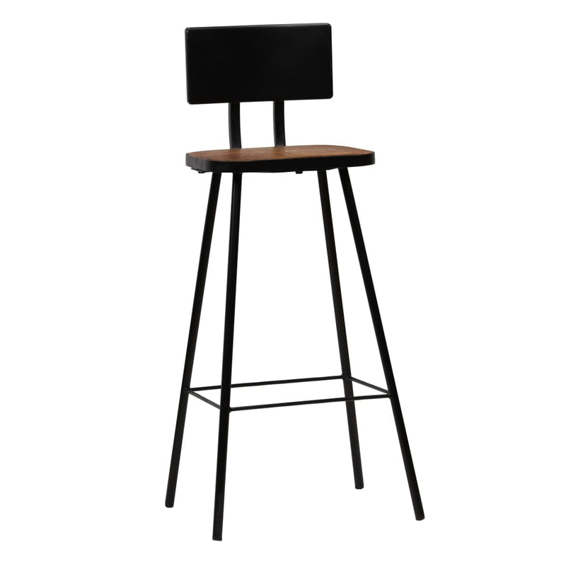 Bar Chairs 4 pcs Solid Reclaimed Wood Payday Deals