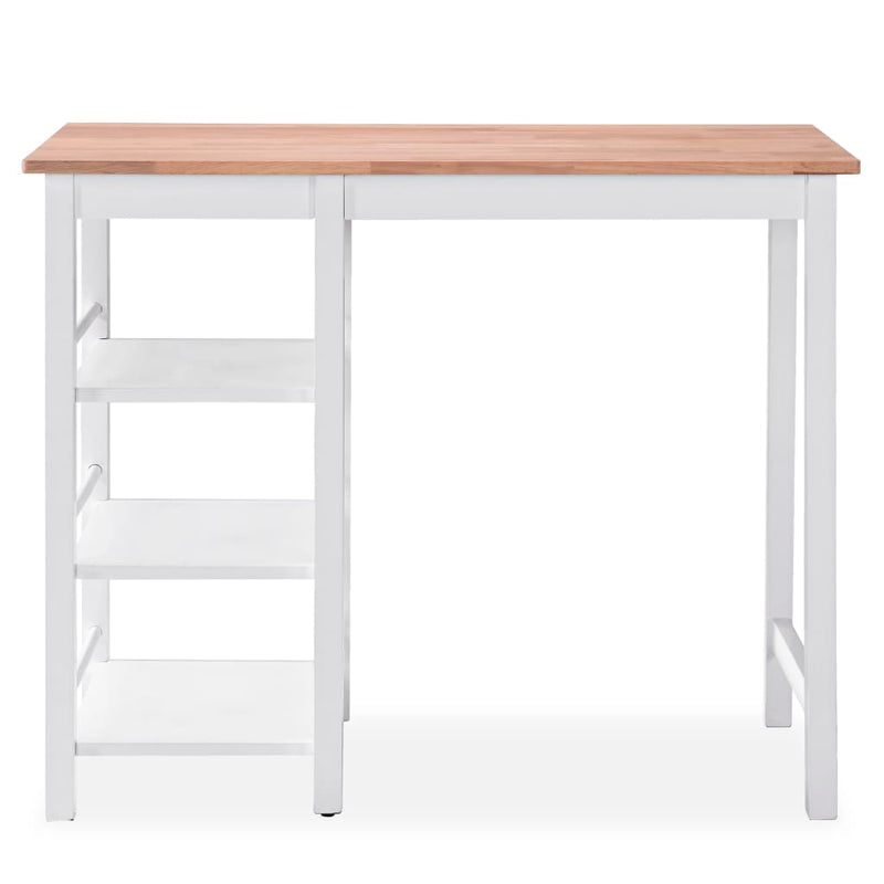 Bar Set 3 Pieces MDF White Payday Deals