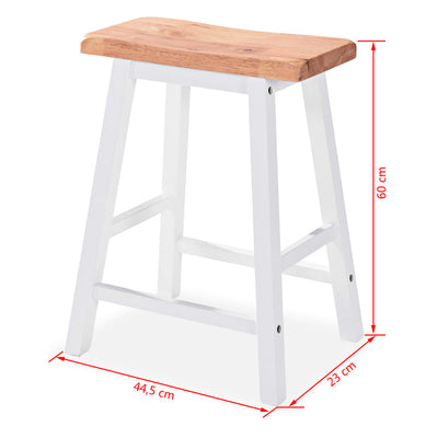 Bar Set 3 Pieces MDF White Payday Deals