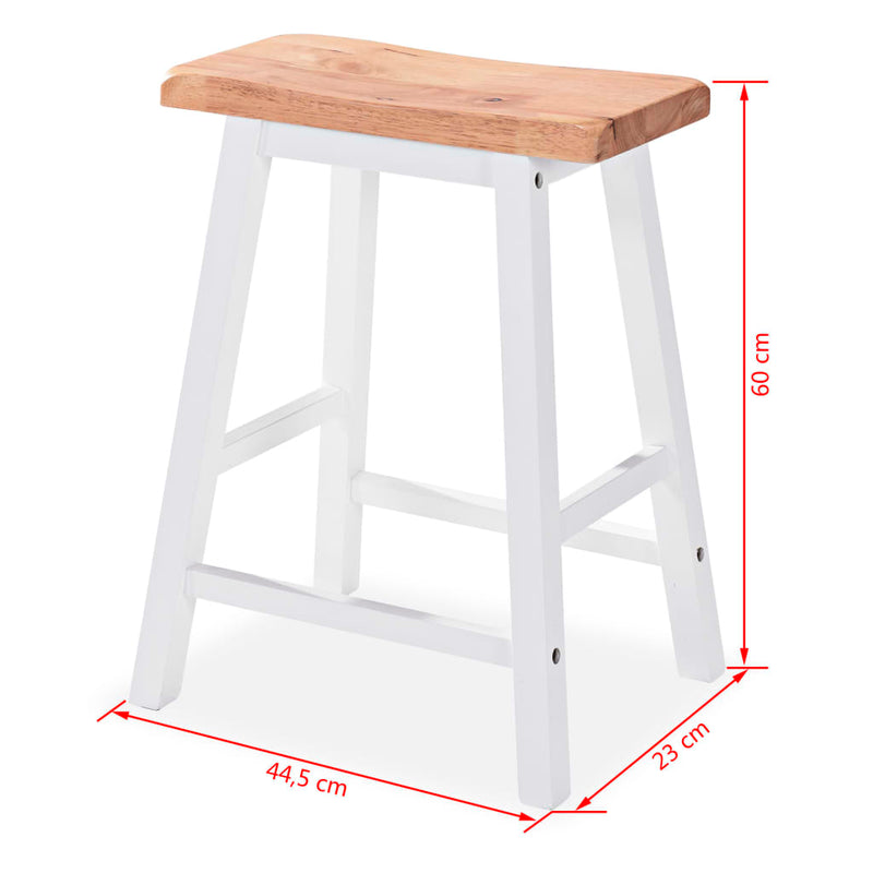 Bar Set 3 Pieces MDF White Payday Deals