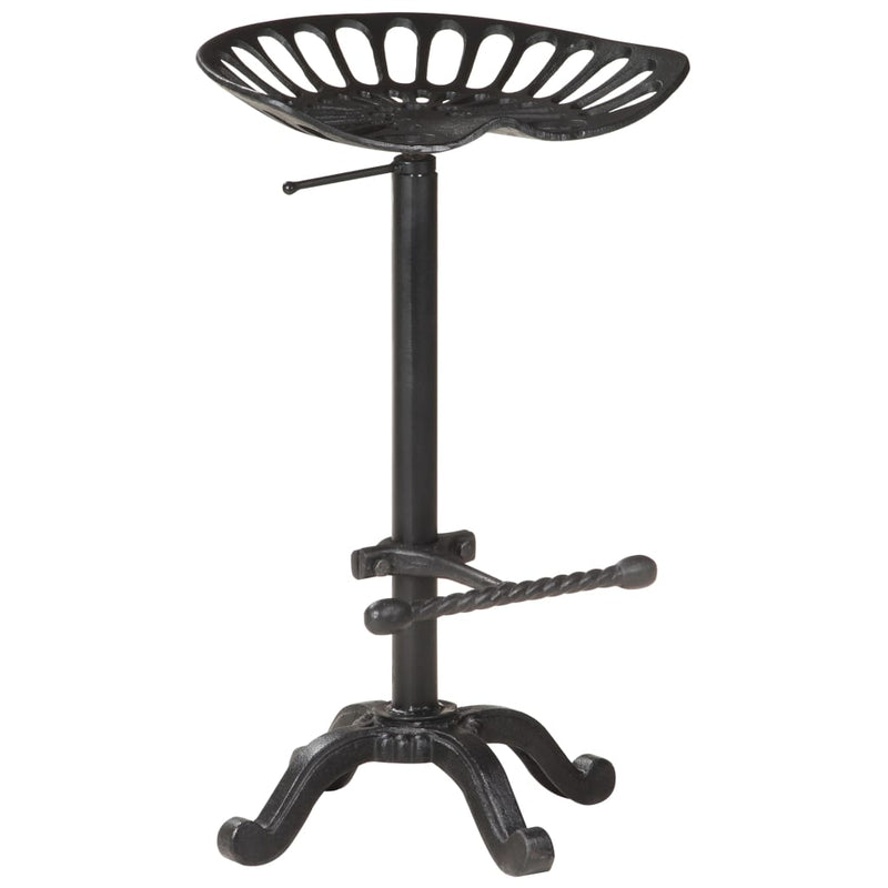 Bar Stool Black Cast Iron Payday Deals