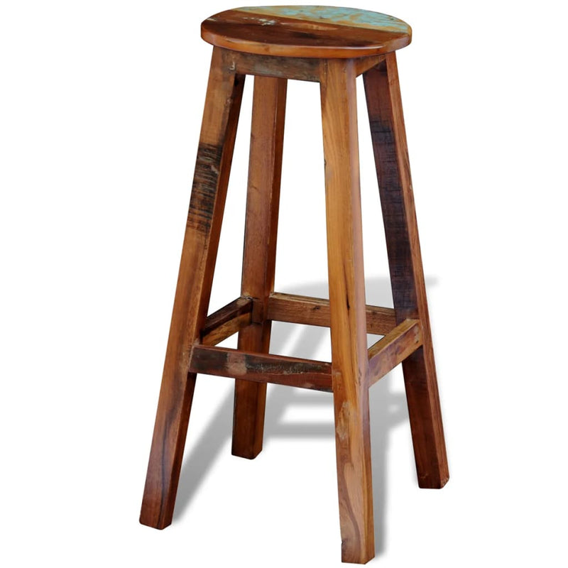 Bar Stool Solid Reclaimed Wood Payday Deals