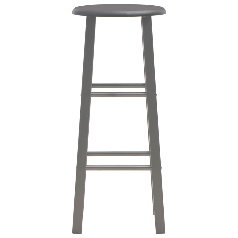 Bar Stools 2 pcs Anthracite MDF Payday Deals