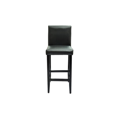 Bar Stools 2 pcs Black Faux Leather Payday Deals