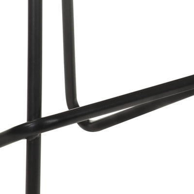 Bar Stools 2 pcs Brown Real Leather Payday Deals