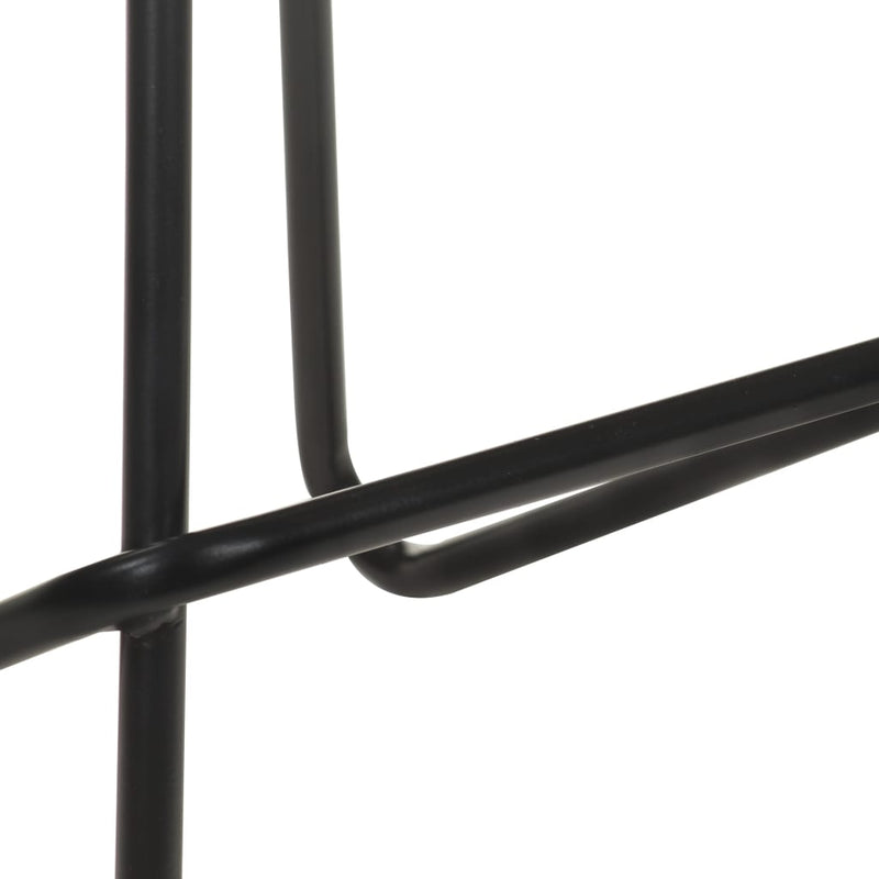 Bar Stools 2 pcs Brown Real Leather Payday Deals