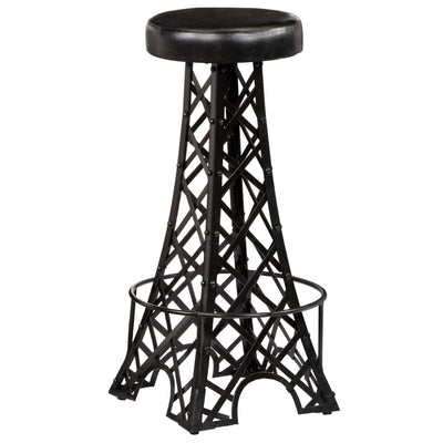 Bar Stools 2 pcs Real Leather Payday Deals