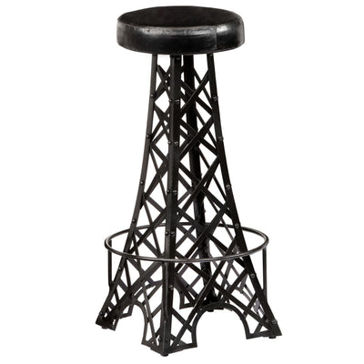 Bar Stools 2 pcs Real Leather Payday Deals