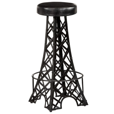 Bar Stools 2 pcs Real Leather Payday Deals