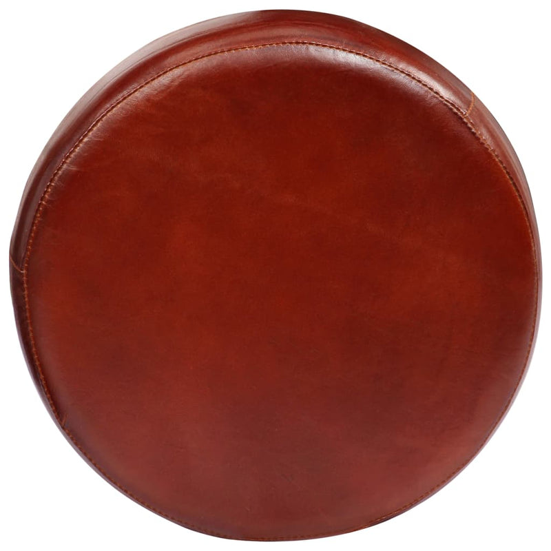 Bar Stools 2 pcs Real Leather Payday Deals