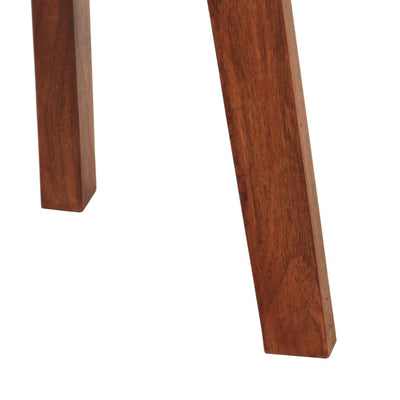 Bar Stools 2 pcs Real Leather and Solid Wood Acacia Payday Deals