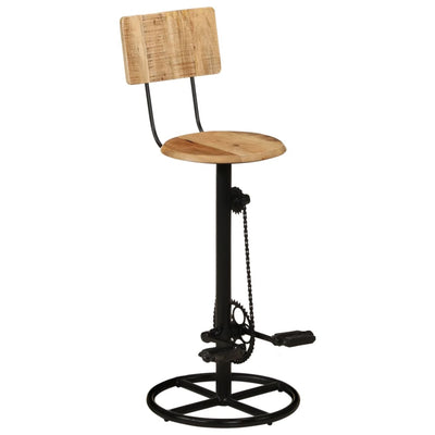 Bar Stools 2 pcs Solid Wood Mango Payday Deals