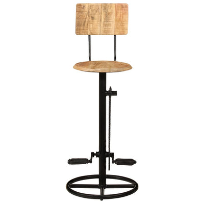 Bar Stools 2 pcs Solid Wood Mango Payday Deals