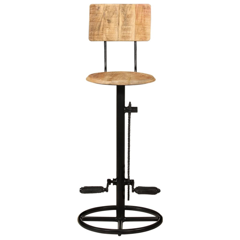 Bar Stools 2 pcs Solid Wood Mango Payday Deals