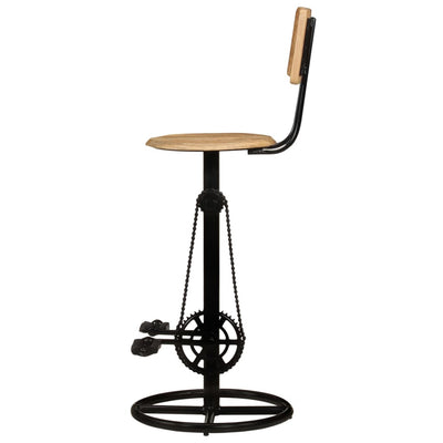 Bar Stools 2 pcs Solid Wood Mango Payday Deals