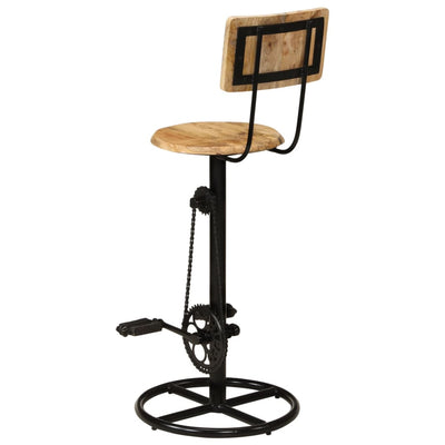 Bar Stools 2 pcs Solid Wood Mango Payday Deals