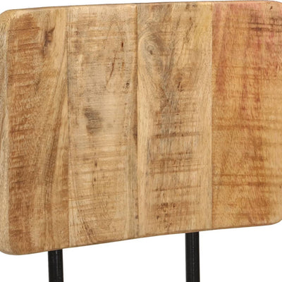 Bar Stools 2 pcs Solid Wood Mango Payday Deals