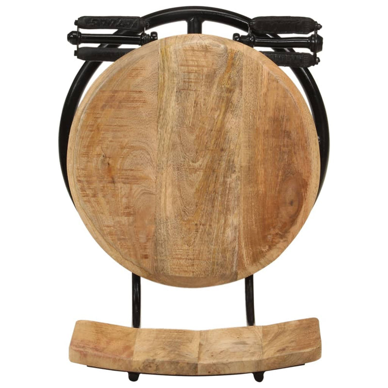 Bar Stools 2 pcs Solid Wood Mango Payday Deals