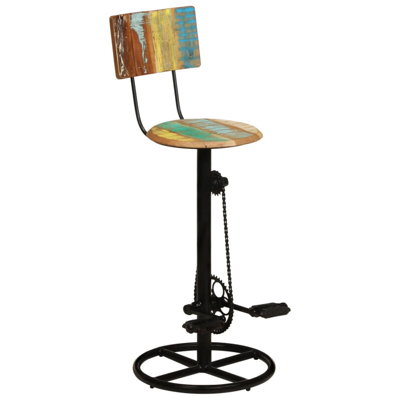Bar Stools 2 pcs Solid Wood Reclaimed Payday Deals