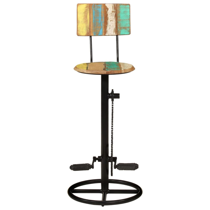 Bar Stools 2 pcs Solid Wood Reclaimed Payday Deals