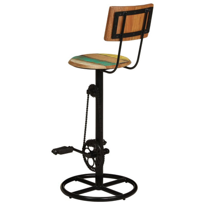 Bar Stools 2 pcs Solid Wood Reclaimed Payday Deals