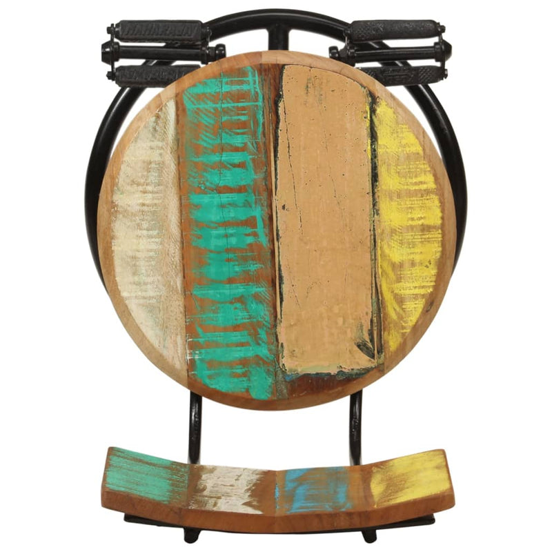 Bar Stools 2 pcs Solid Wood Reclaimed Payday Deals