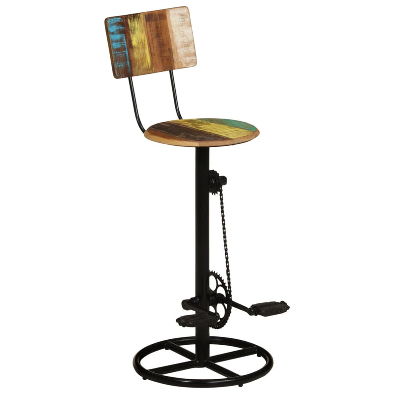Bar Stools 2 pcs Solid Wood Reclaimed Payday Deals
