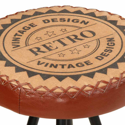 Bar Stools 4 pcs Real Leather Payday Deals