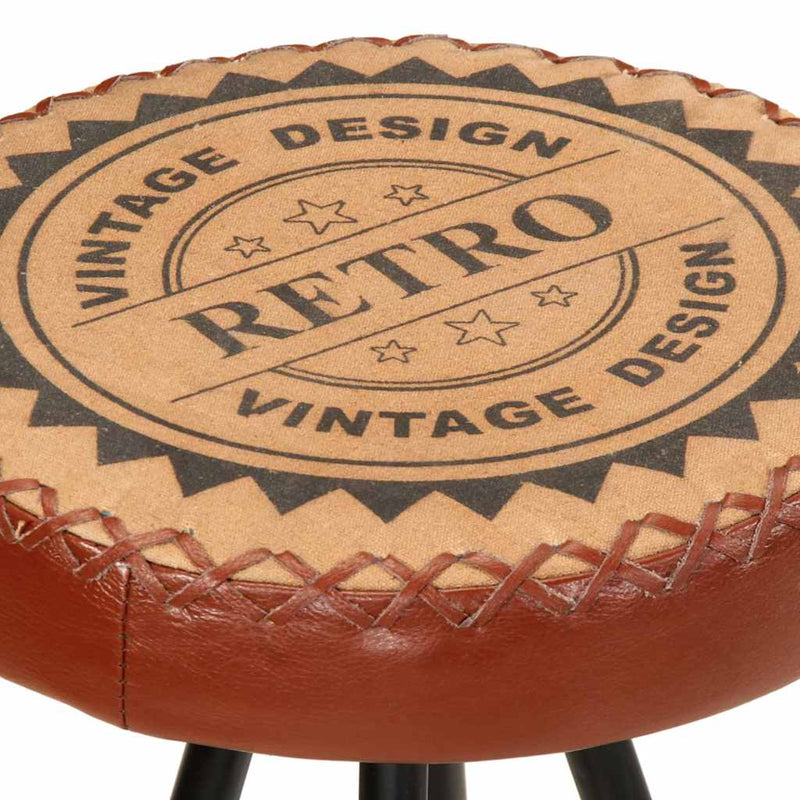 Bar Stools 4 pcs Real Leather Payday Deals