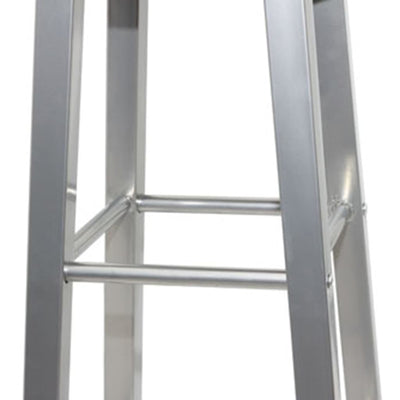 Bar Stools 4 pcs Silver and Brown MDF Payday Deals