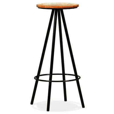 Bar Stools 4 pcs Solid Reclaimed Wood Payday Deals