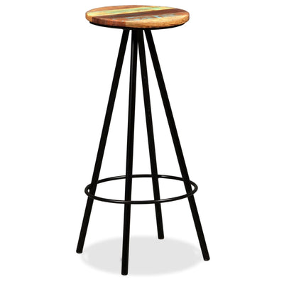 Bar Stools 4 pcs Solid Reclaimed Wood Payday Deals