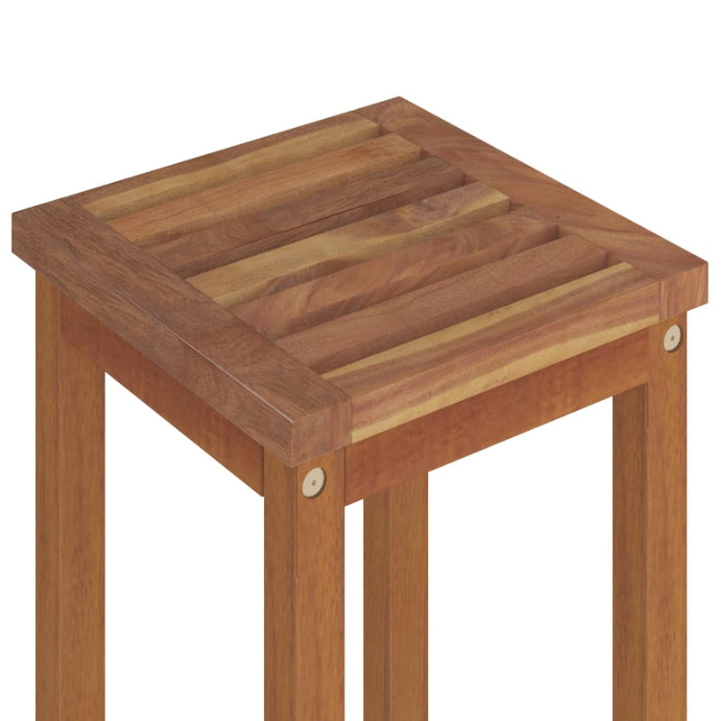 Bar Stools 4 pcs Solid Wood Acacia Payday Deals