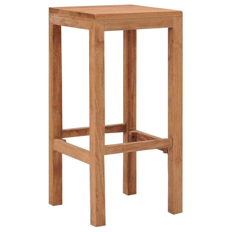 Bar Stools 4 pcs Solid Wood Teak Payday Deals