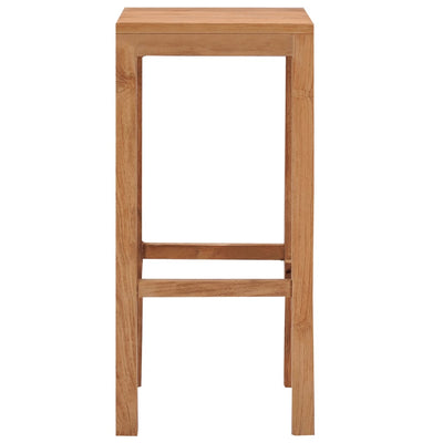 Bar Stools 4 pcs Solid Wood Teak Payday Deals