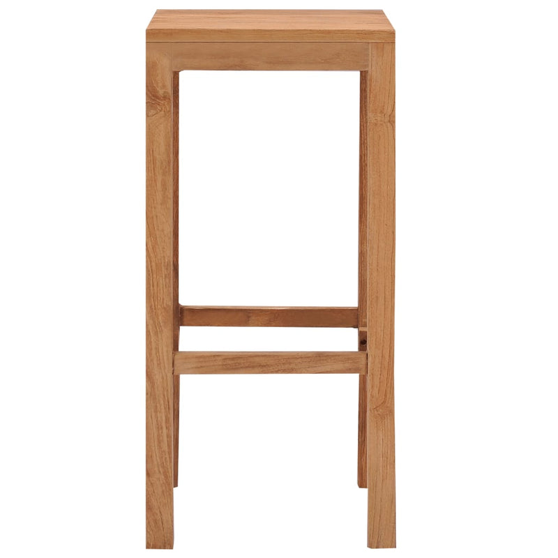 Bar Stools 4 pcs Solid Wood Teak Payday Deals