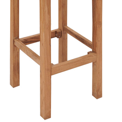 Bar Stools 4 pcs Solid Wood Teak Payday Deals