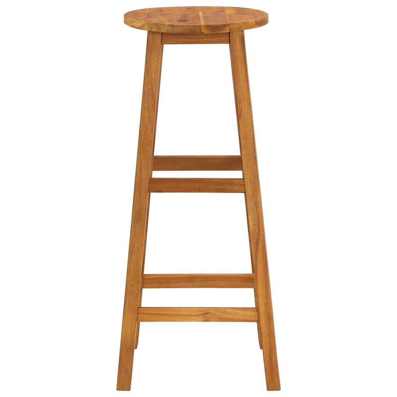 Bar Stools 6 pcs Solid Acacia Wood Payday Deals