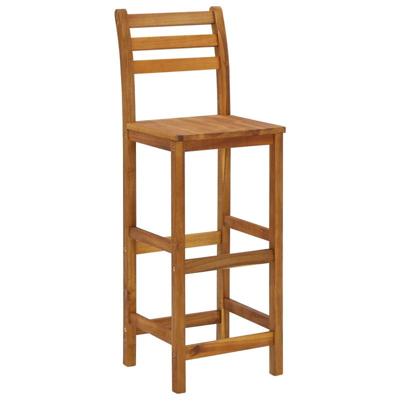 Bar Stools 8 pcs Solid Wood Acacia Payday Deals