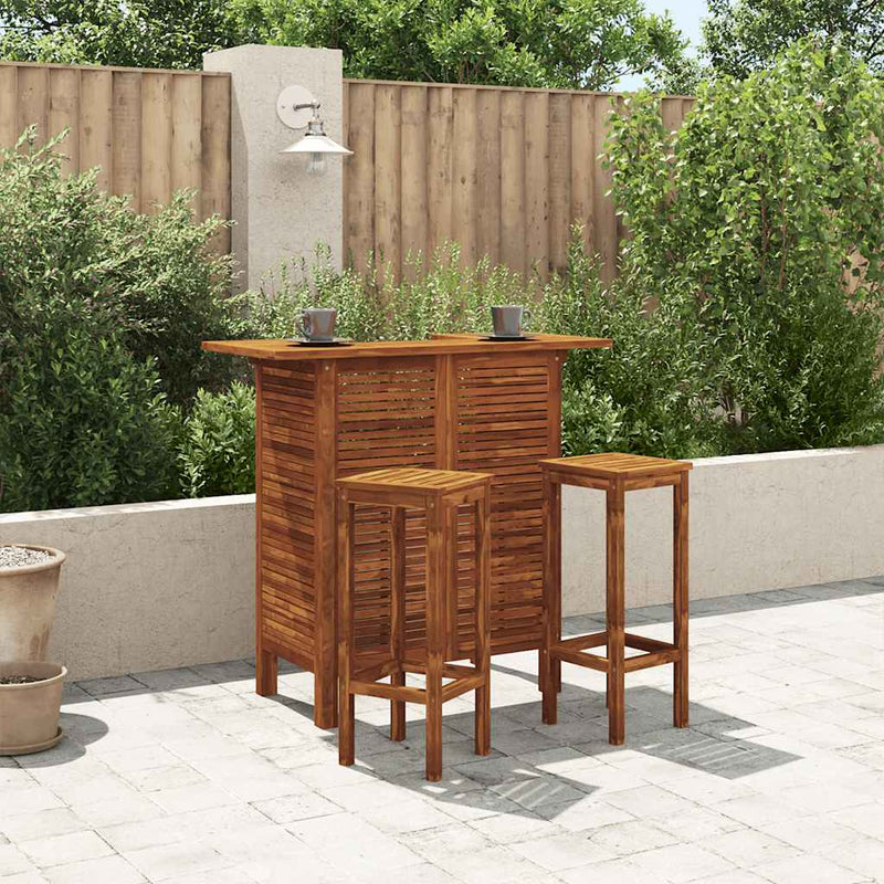 Bar Table 110x50x105 cm Solid Acacia Wood Payday Deals