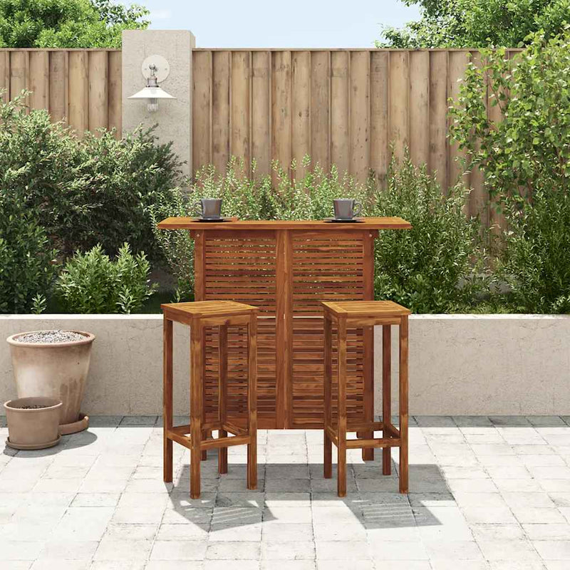 Bar Table 110x50x105 cm Solid Acacia Wood Payday Deals