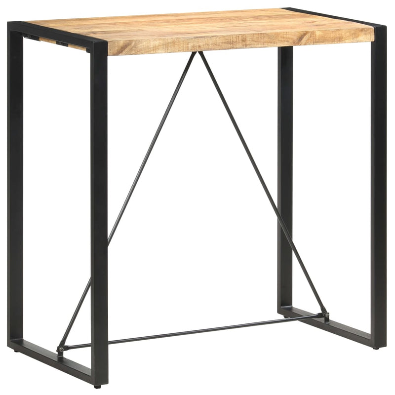 Bar Table 110x60x110 cm Solid Mango Wood Payday Deals