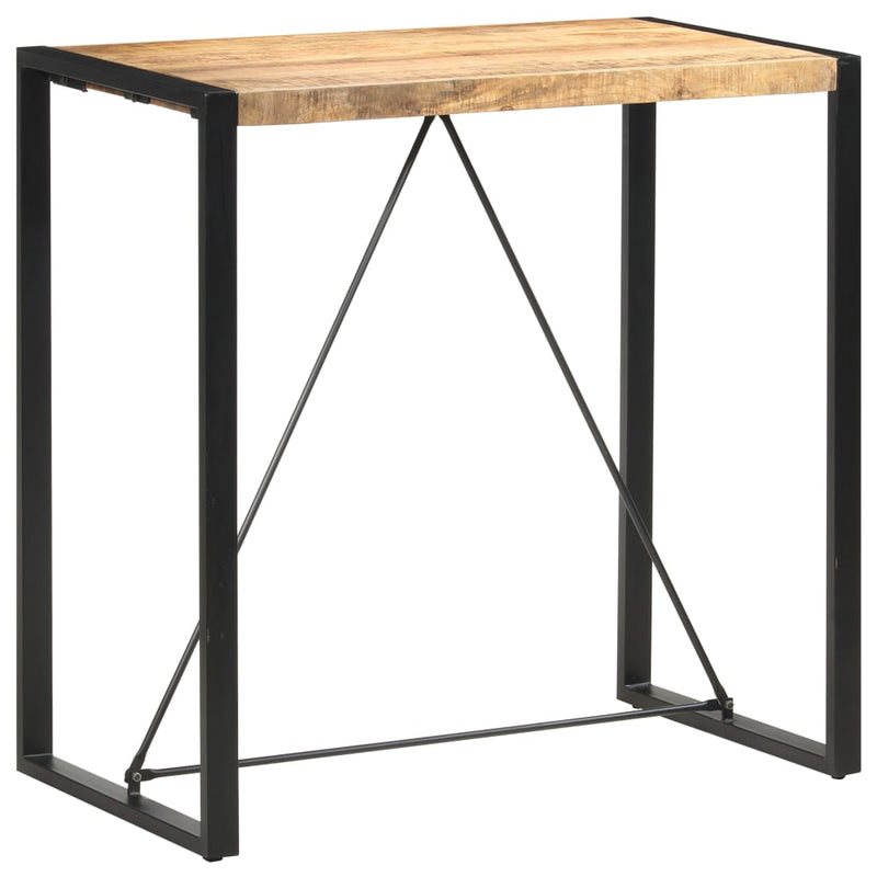 Bar Table 110x60x110 cm Solid Mango Wood Payday Deals