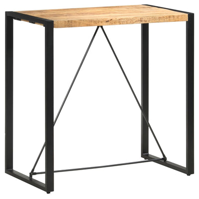 Bar Table 110x60x110 cm Solid Mango Wood Payday Deals