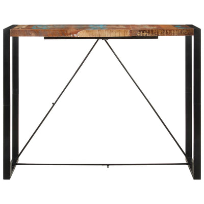 Bar Table 140x70x110 cm Solid Wood Reclaimed Payday Deals