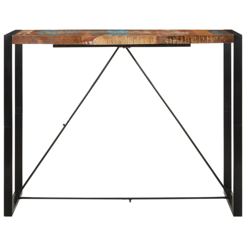 Bar Table 140x70x110 cm Solid Wood Reclaimed Payday Deals