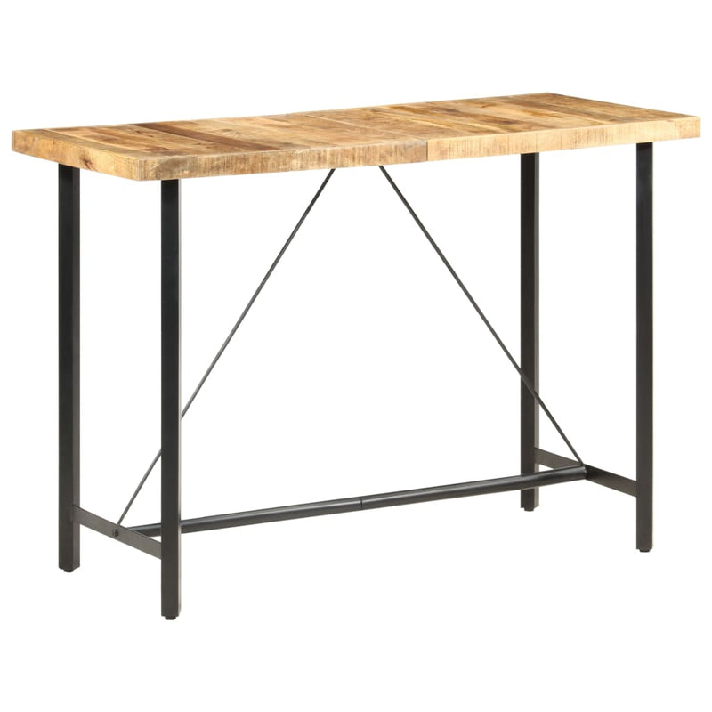 Bar table 150x70x107 cm Rough Mango Wood Payday Deals